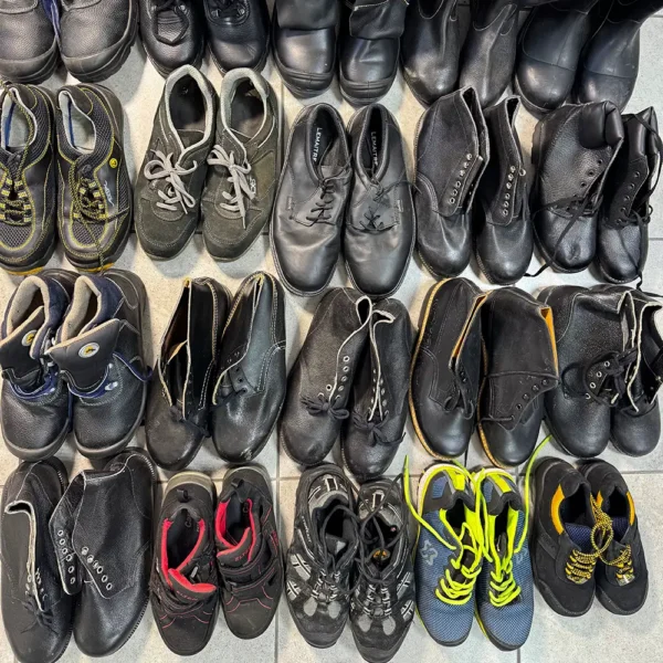 Захисне робоче взуття Toecap секонд хенд оптом з металевими або композитними підносками та антипрокольними устілками