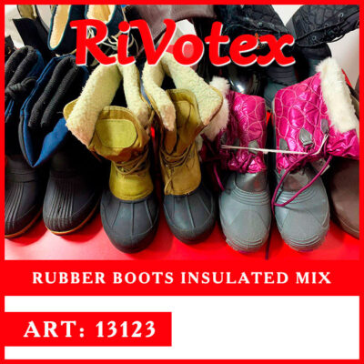 Adult insulated rubber boots