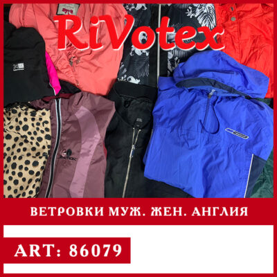 Летние куртки мужские женские ветровки секонд хенд оптом