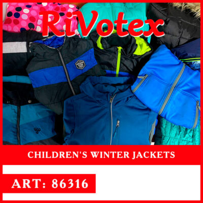 Children's winter jackets mix